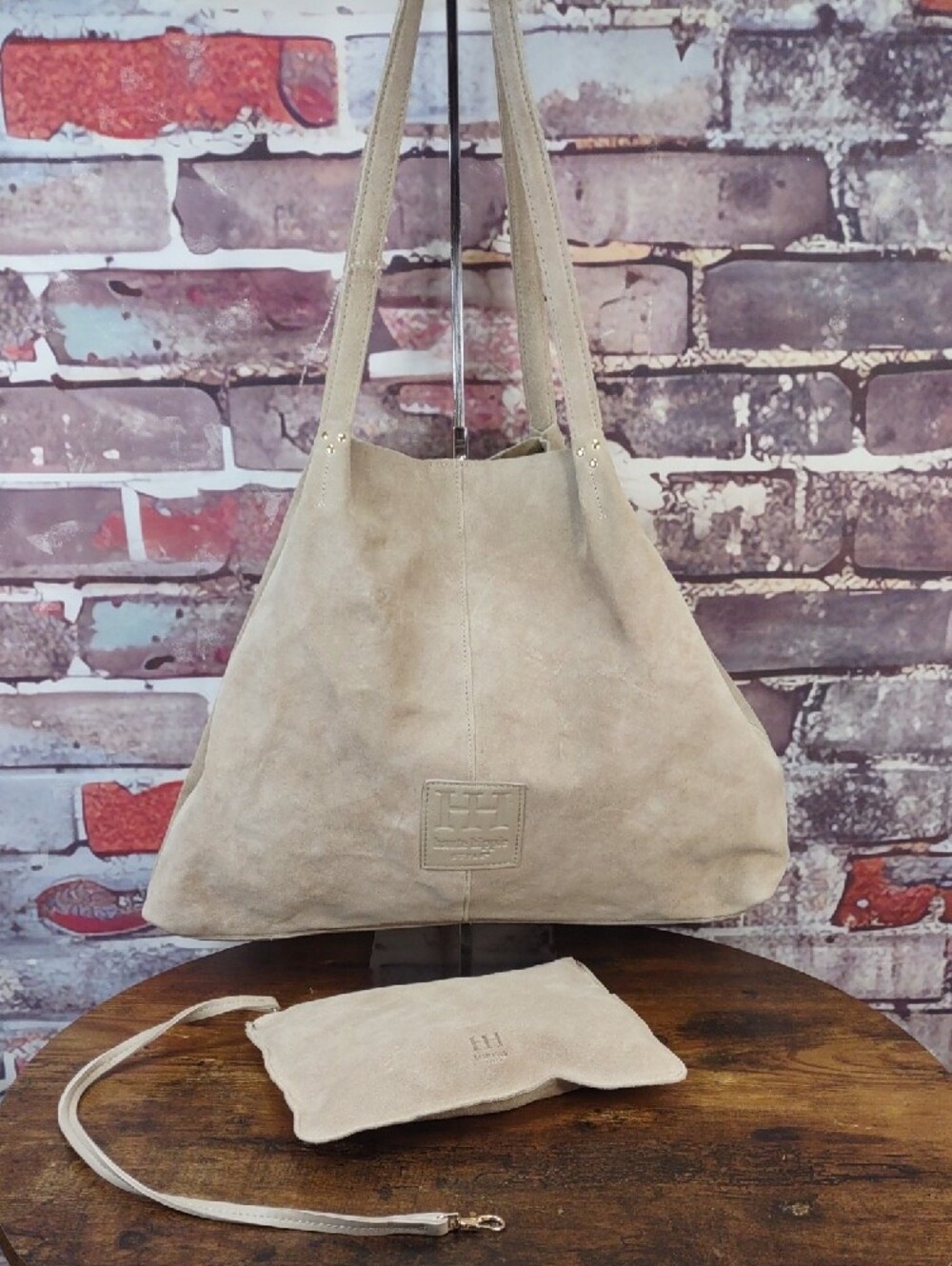 Haute Hippie Suede Tote w/Clutch Bag - Picture 11 of 13